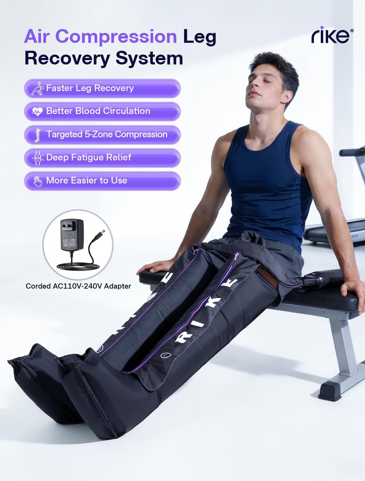 Leg Compression Massager with Heat S49473