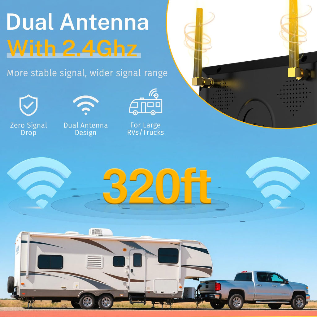 1080P Wireless RV Backup Camera D99046