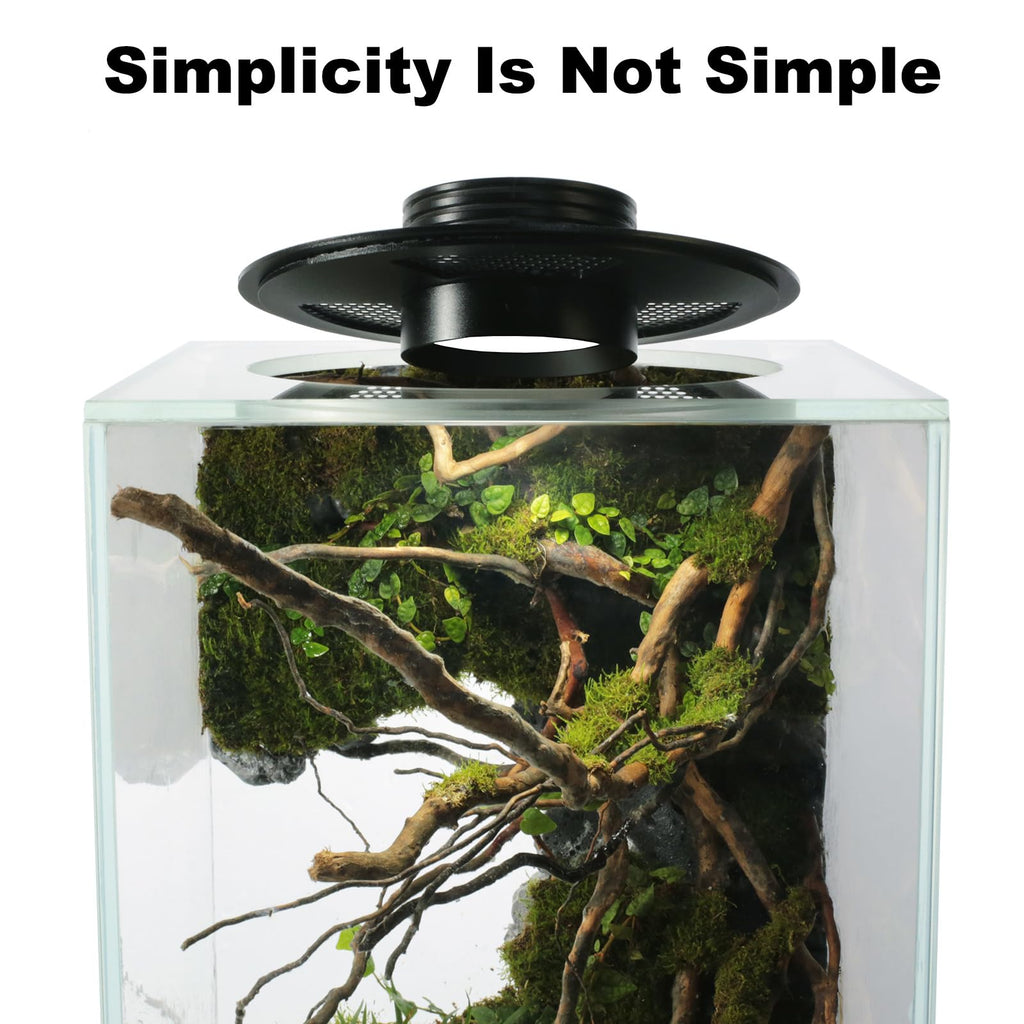 Glass Plant Terrarium with Grow Light Y536034