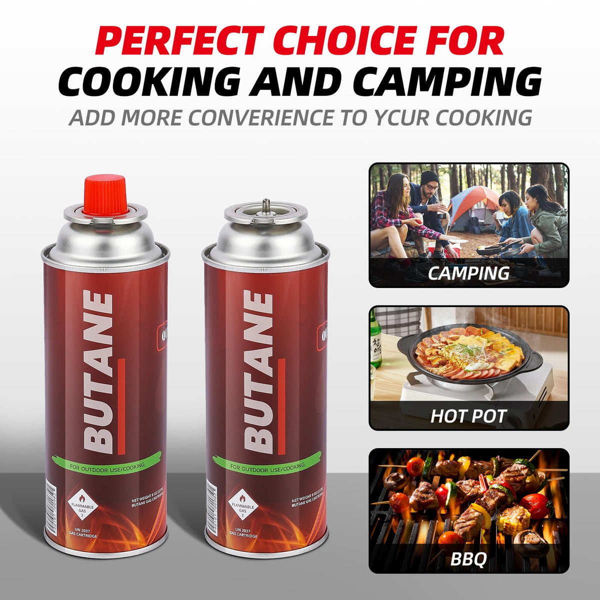 Butane Fuel Canisters 24 Pack O28057