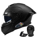 Bluetooth Modular Motorcycle Helmet with Dual Visors Z8284