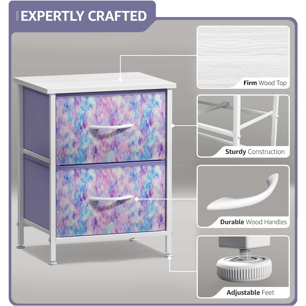 2-Drawer Kids Nightstand T922740