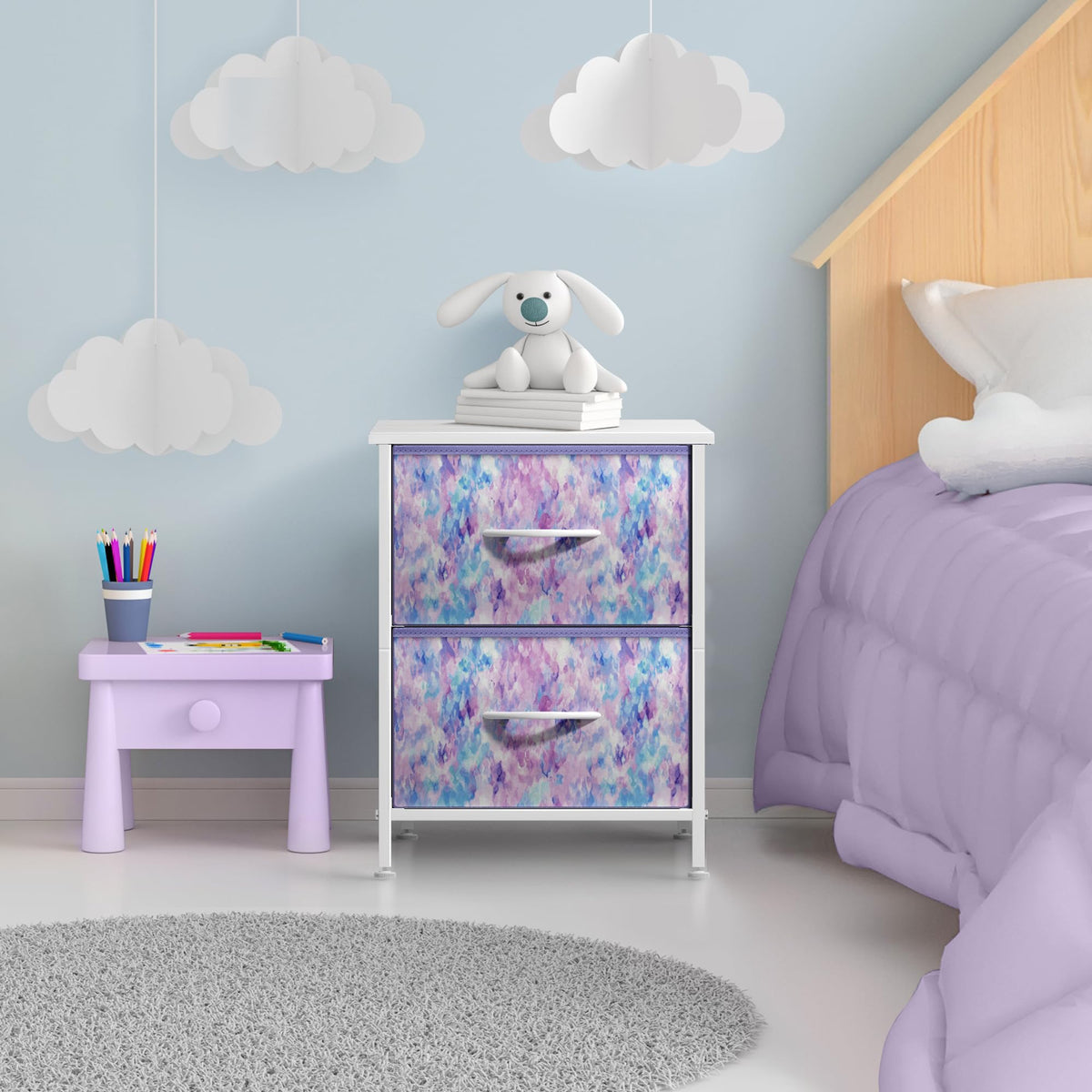 2-Drawer Kids Nightstand T922740