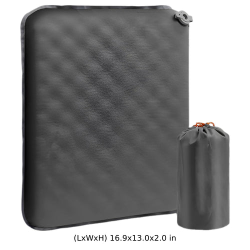 2 Pcs Inflatable Seat Cushion, 16.9 X 13 in, Lightweight Nylon TPU N110936