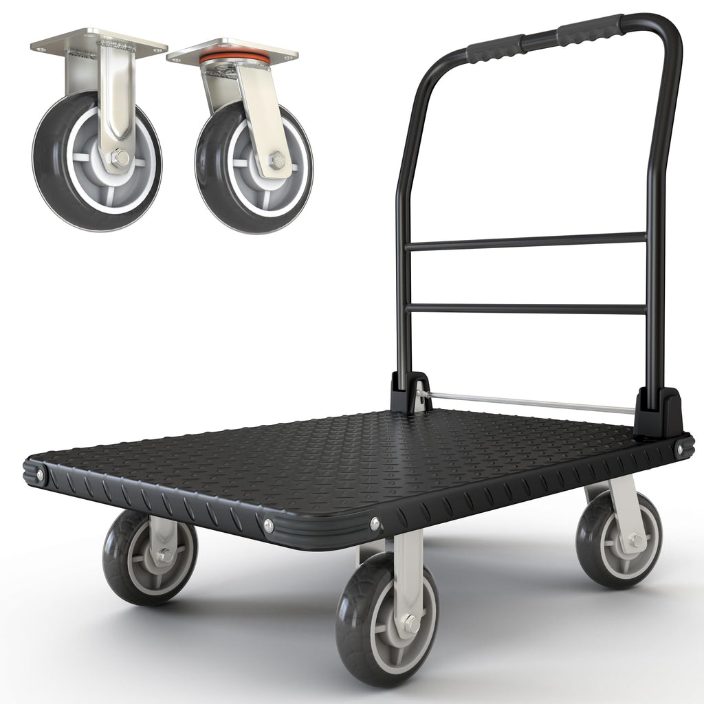 2200 lbs. Capacity Foldable Push Cart Dolly P43192