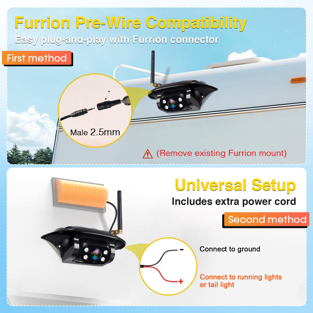 1080P Wireless RV Backup Camera D99046