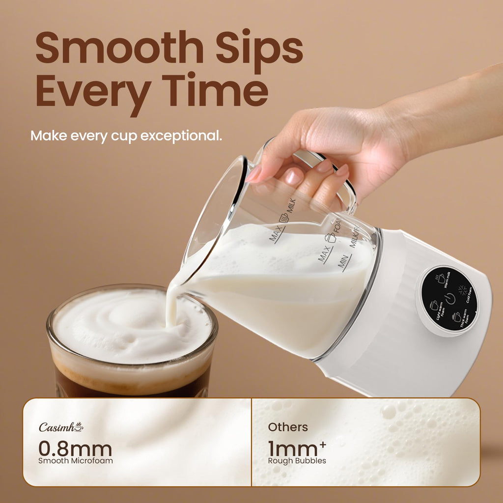 4-in-1 Electric Milk Frother and Steamer 13.52oz M689