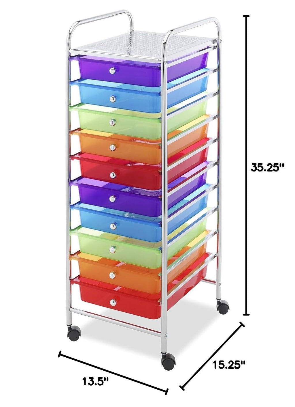 10 Drawer Rolling Craft Storage Cart C43333