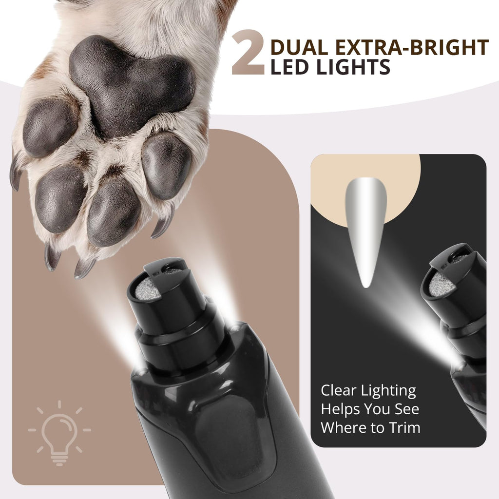 Dog Nail Grinder Quiet 6-Speed with LED Light X5340