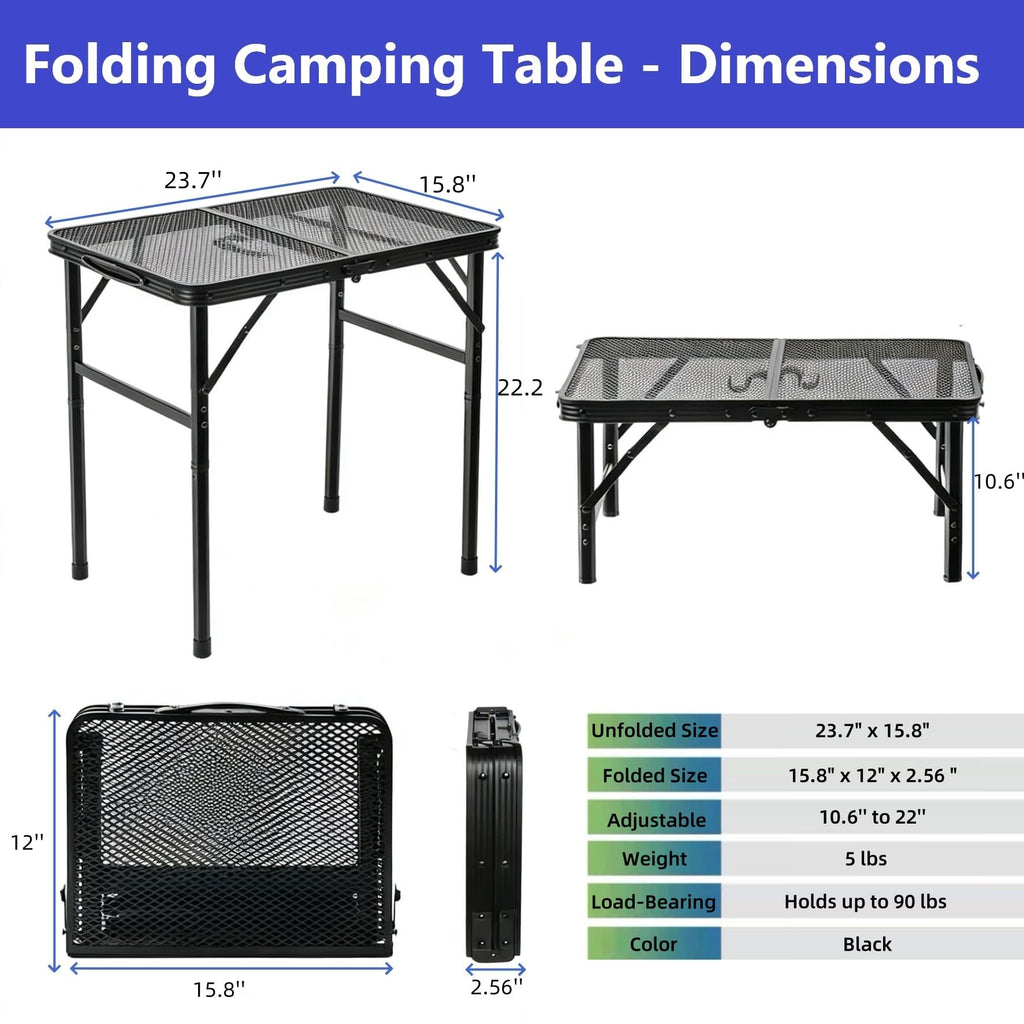 Folding Portable Camping Grill Table X74736