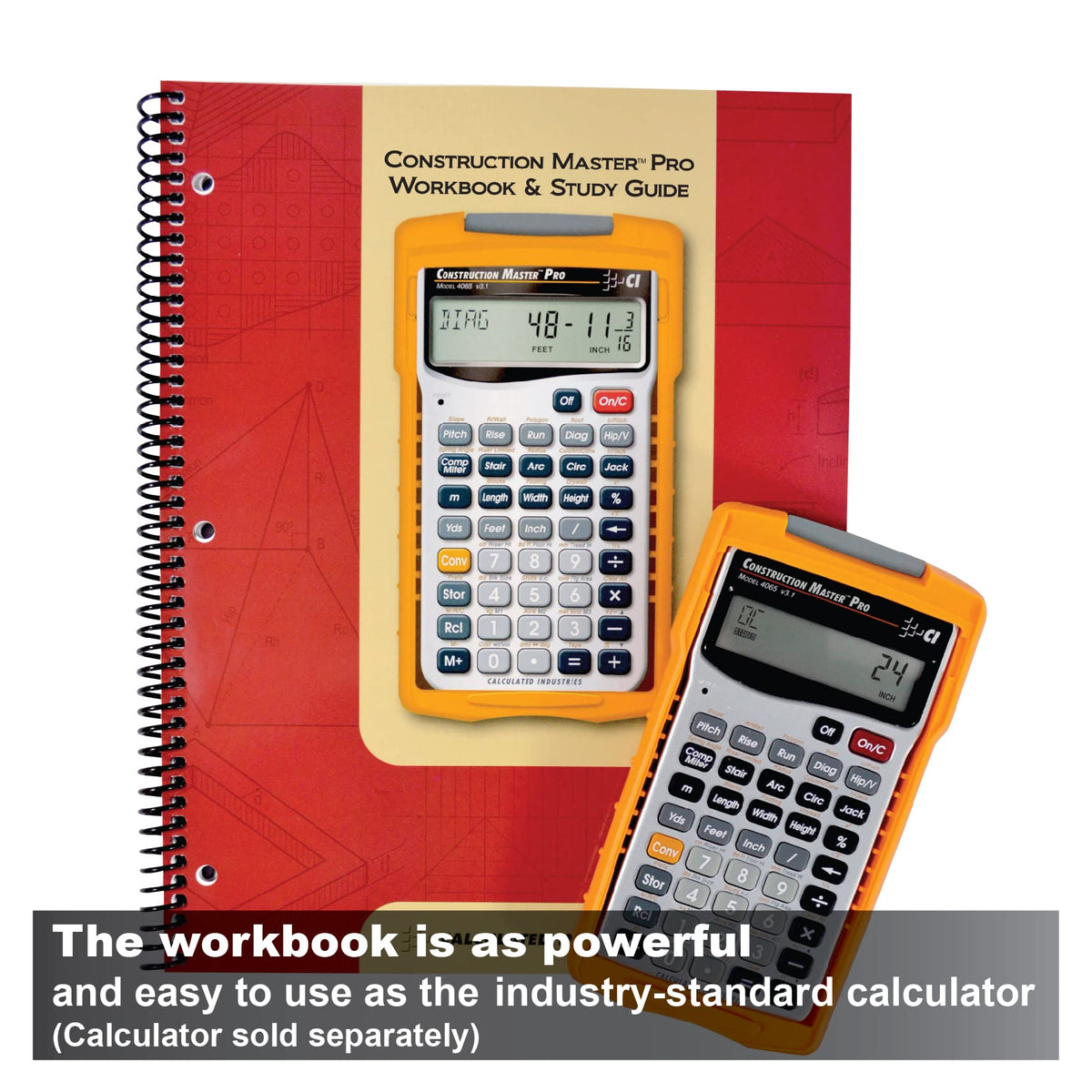 Construction Master Pro Calculator and Workbook N72739