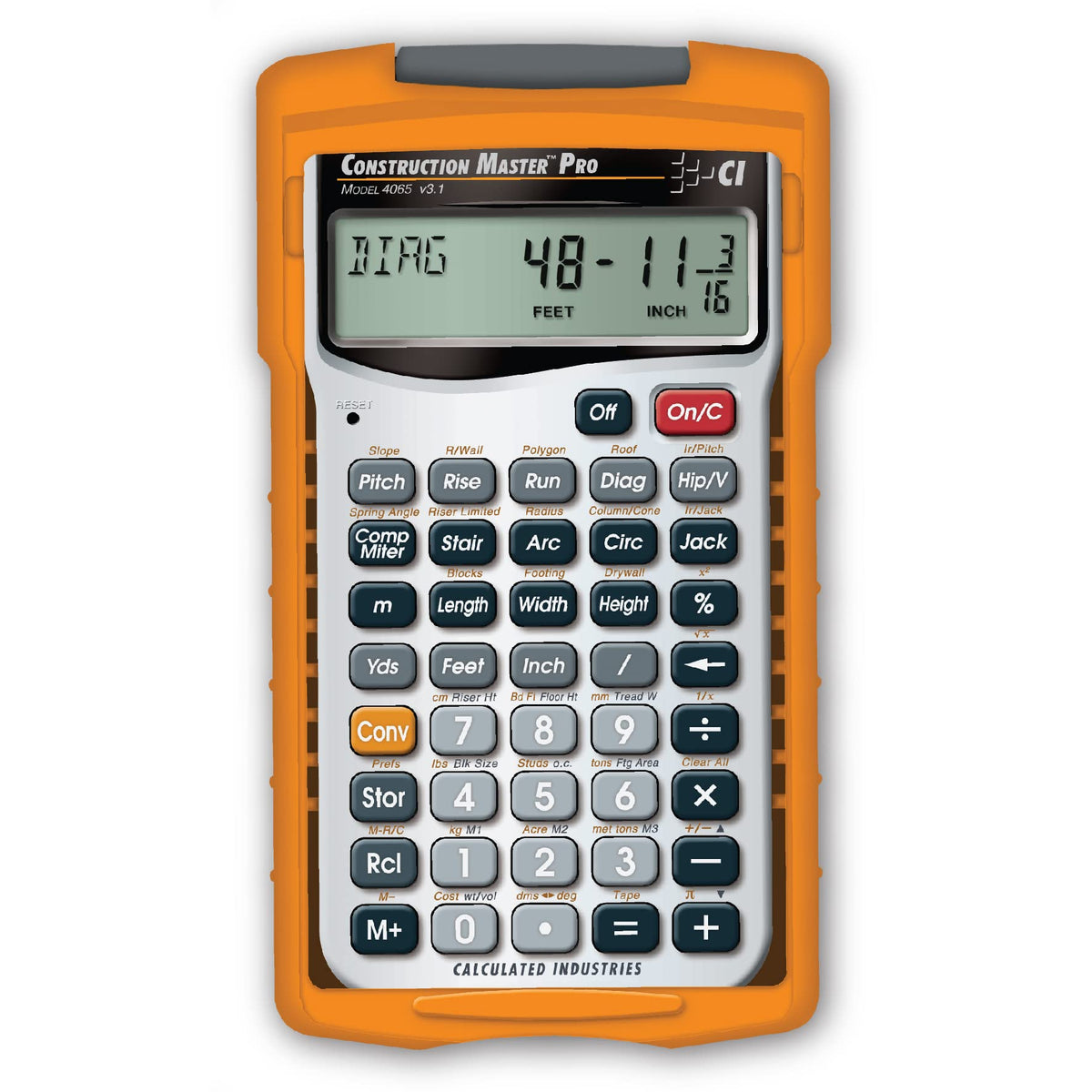 Construction Master Pro Calculator and Workbook N72739