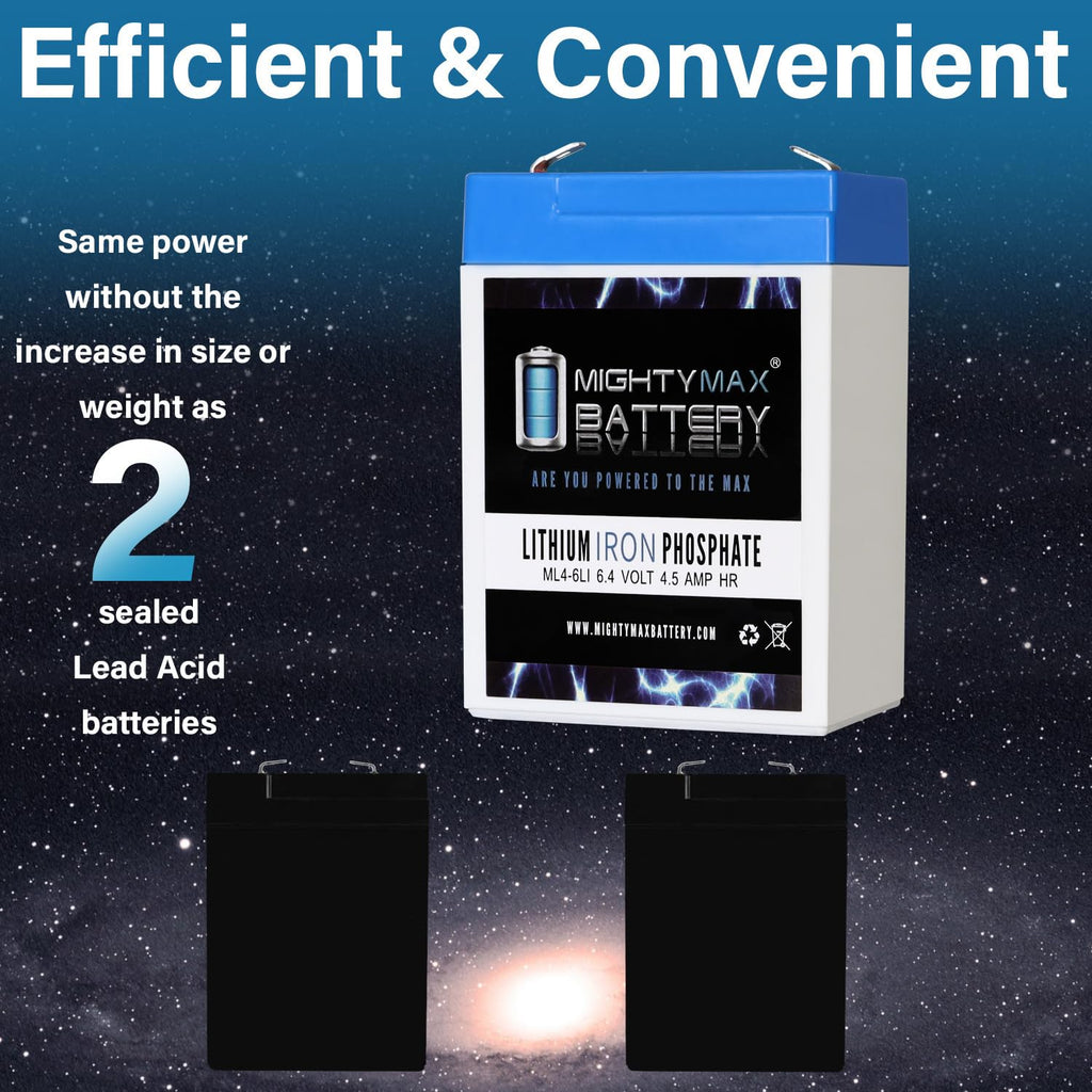 6V 4.5AH Lithium Replacement Battery F80283