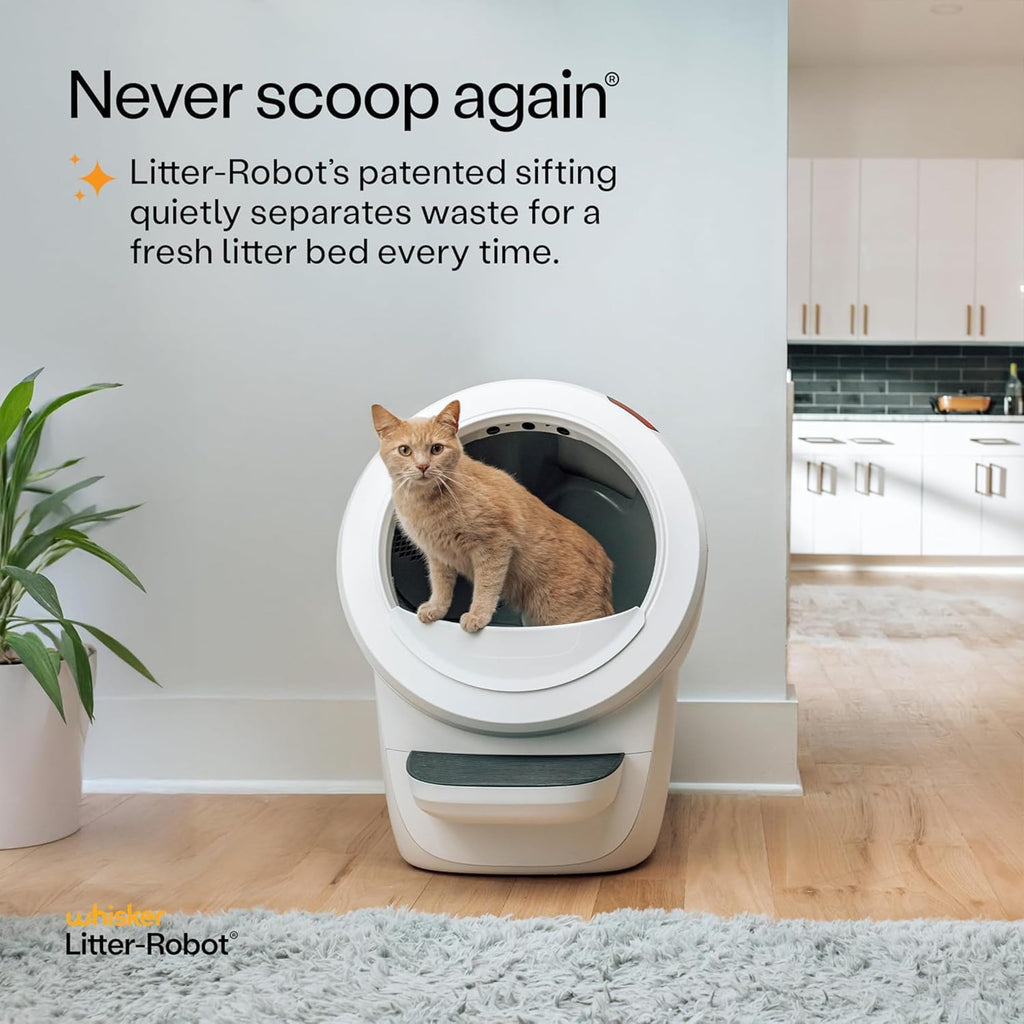 White Automatic Litter Box V26295