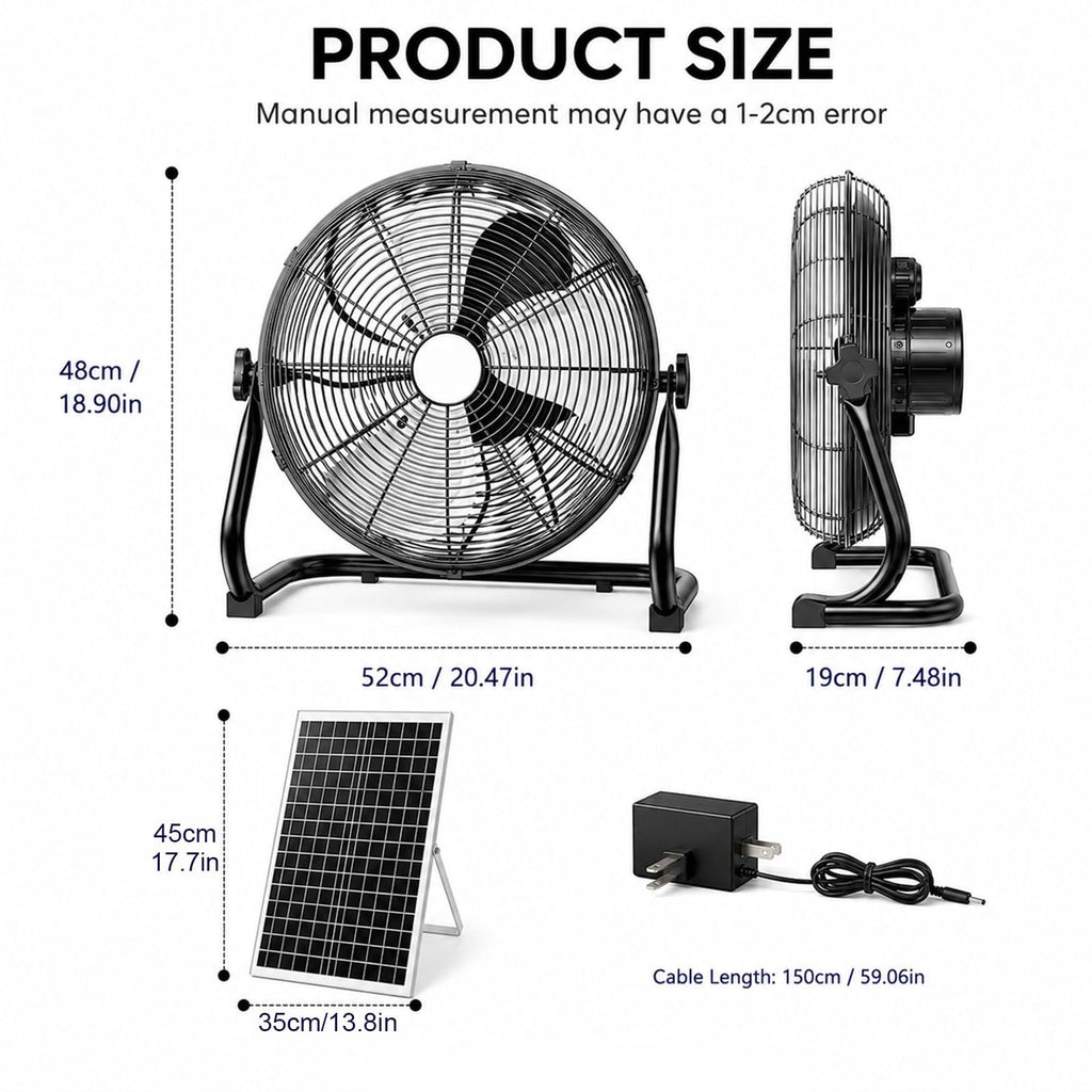Metal Floor & Box Fan C516690