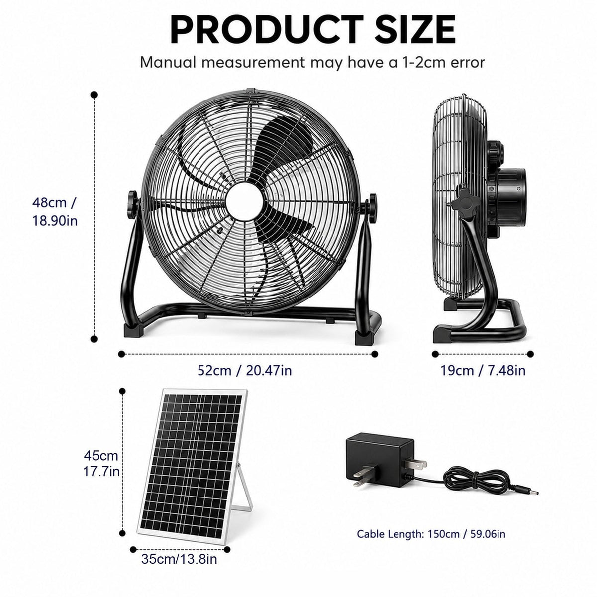 Metal Floor & Box Fan C516690