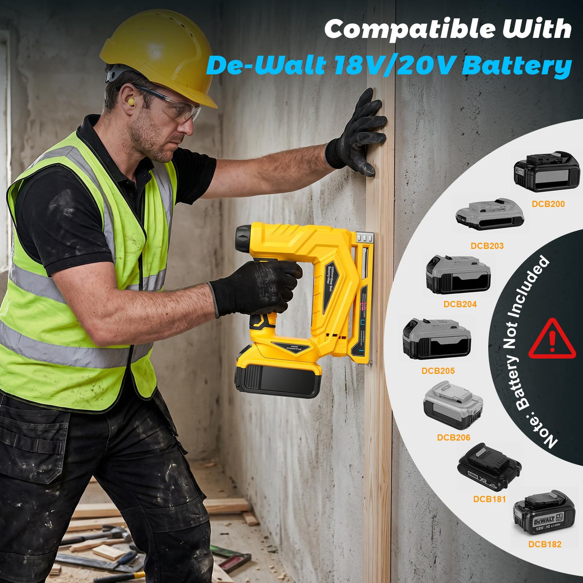 18 Gauge Cordless Brad Nailer and Narrow Crown Stapler F401833