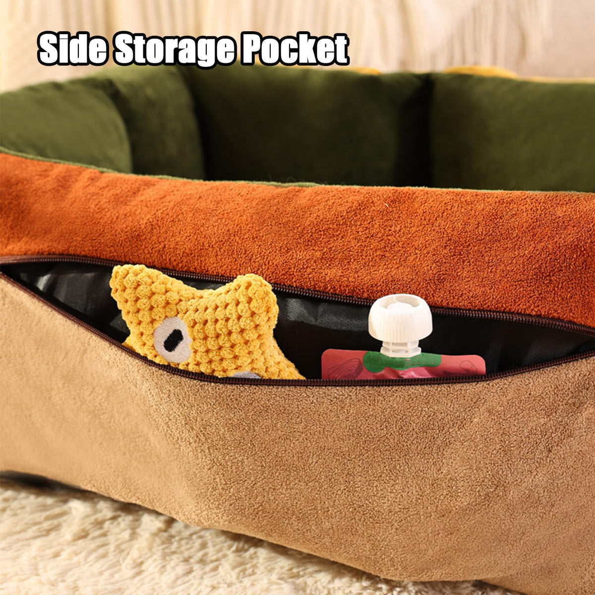 2-in-1 Dog Car Seat for Small Dogs A5356