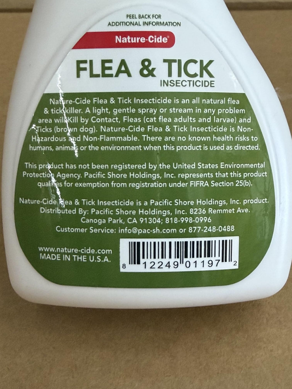 All Natural Flea and Tick Spray 8 oz C859