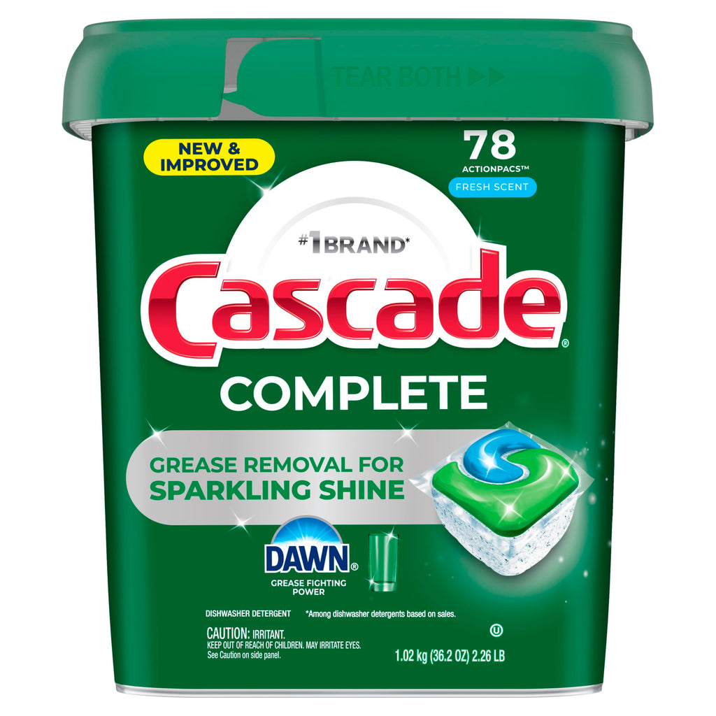 Fresh Scent Dishwasher Pods 78 Count N4952