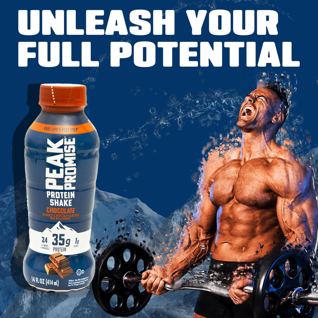 35g Protein Shake, 14 fl oz, 12 pack, Chocolate L211606