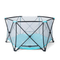 Foldable 6-Panel Baby Playpen with Mesh Sides R80599