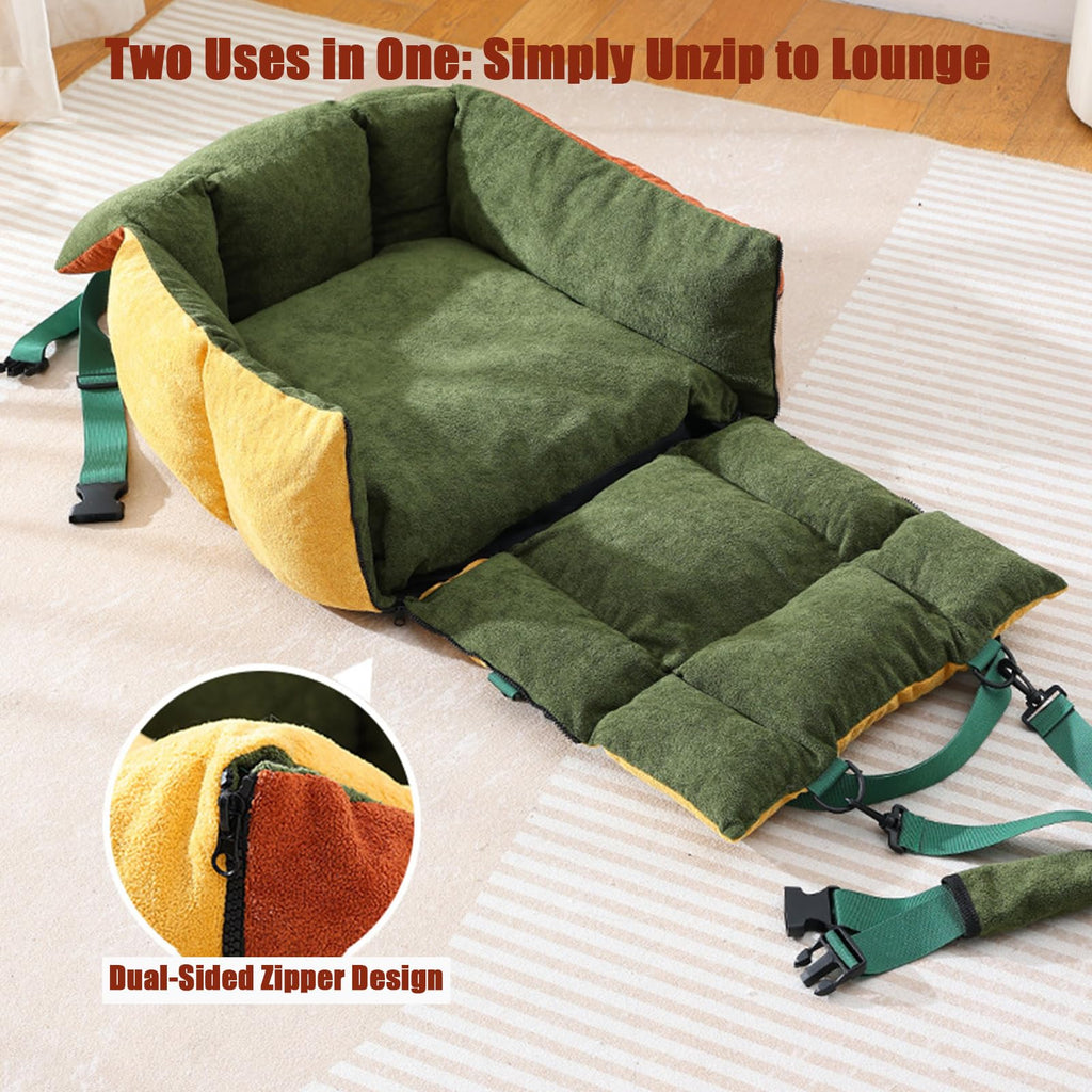 2-in-1 Dog Car Seat for Small Dogs A5356
