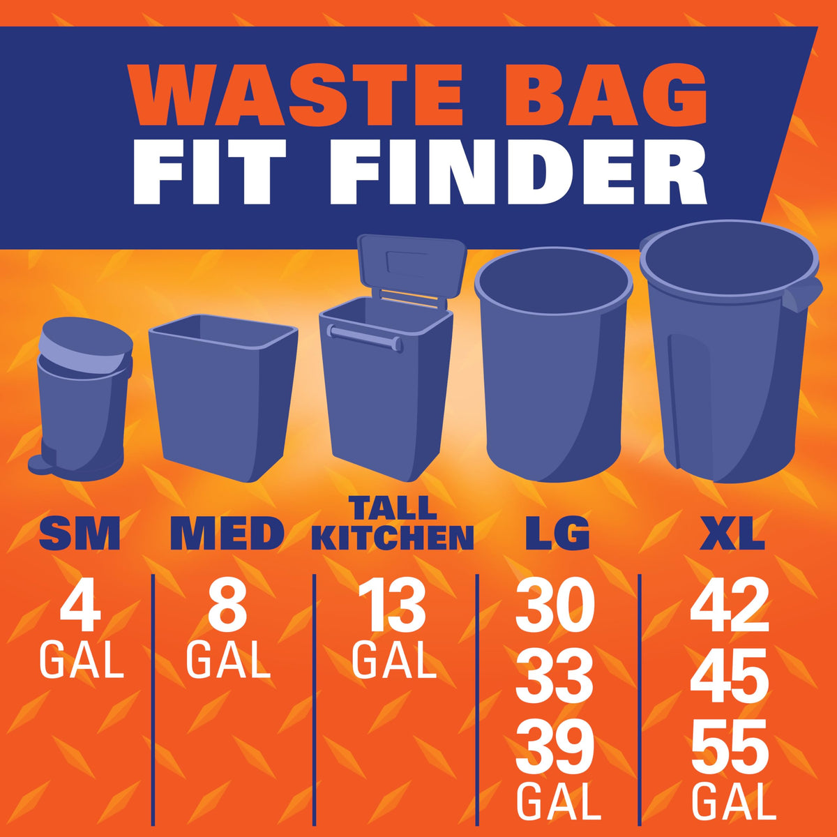 Black 30 Gallon Trash Bags R31931