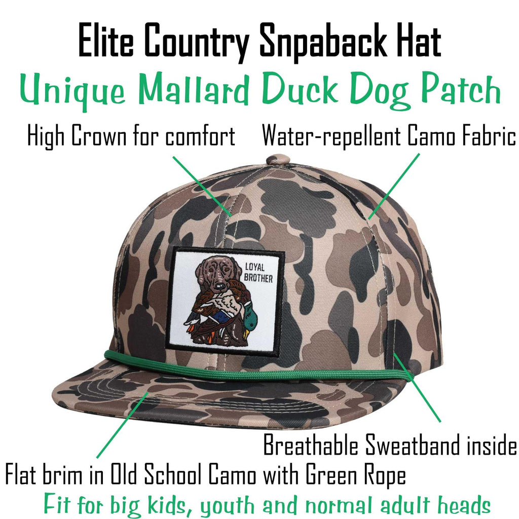 Youth Snapback Hat with Flat Brim D77187