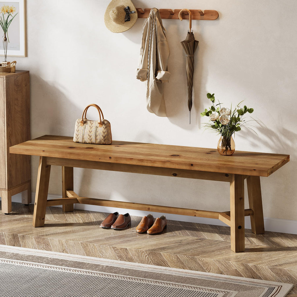 55" Solid Wood Bench L265682