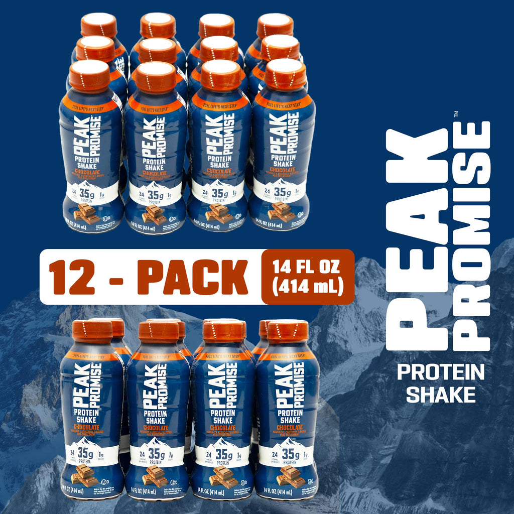 35g Protein Shake, 14 fl oz, 12 pack, Chocolate L211606