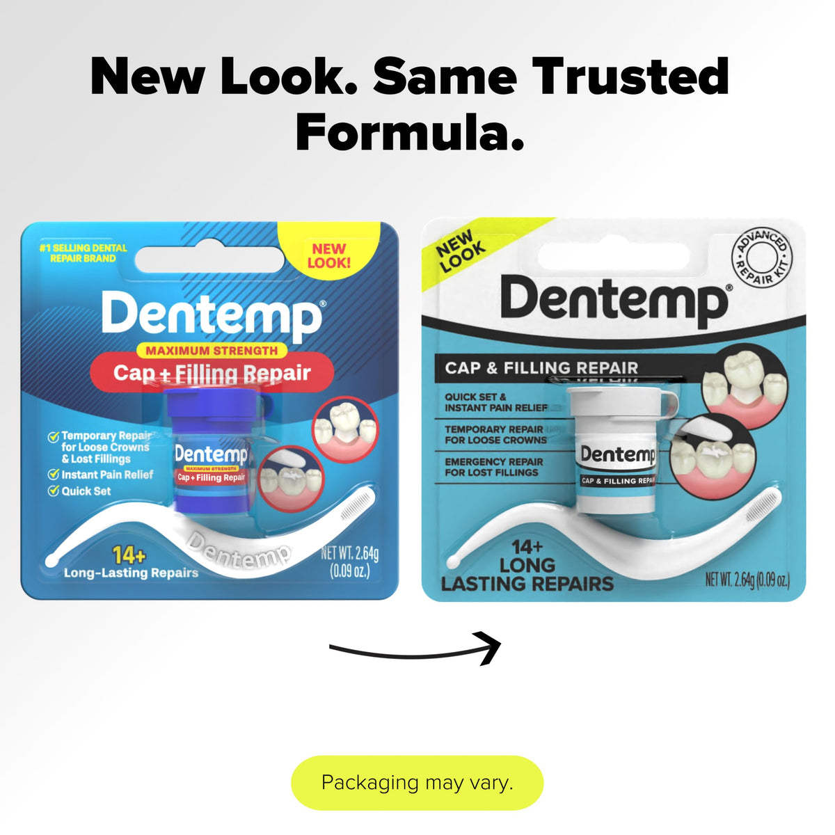 Loose Cap and Lost Filling Repair Dental Kit F175560