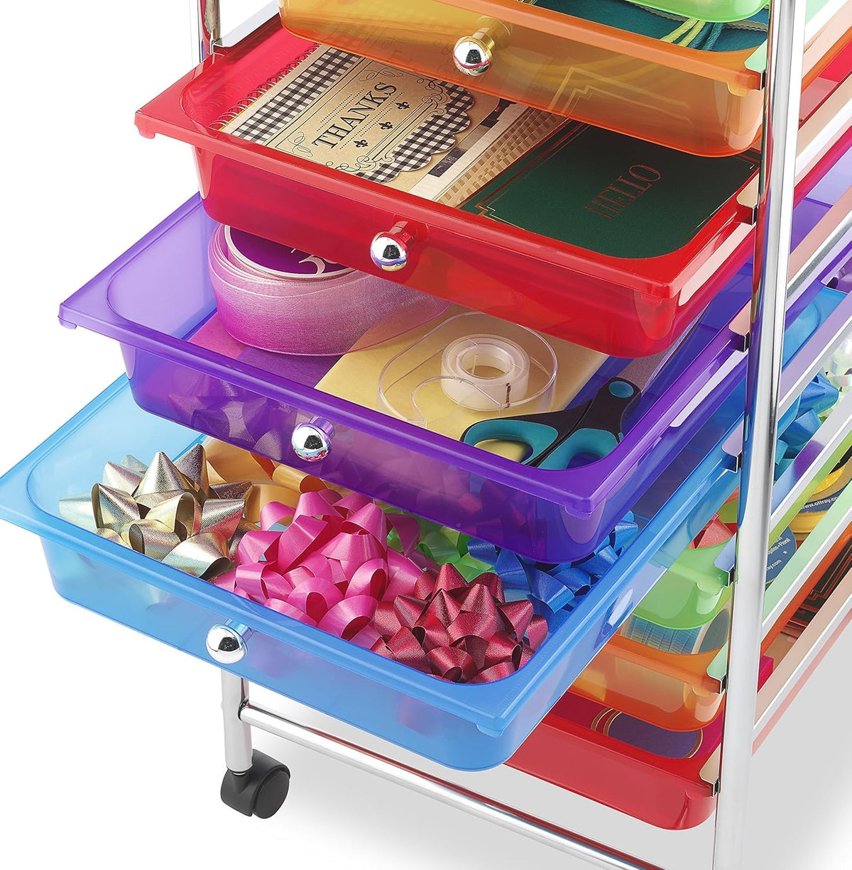 10 Drawer Rolling Craft Storage Cart C43333