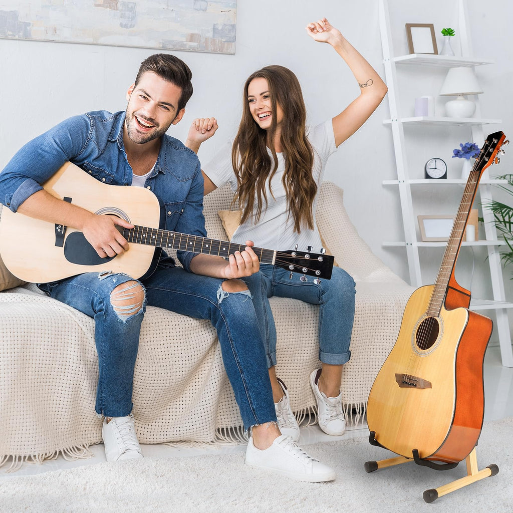 Foldable Wood Guitar Stand E8879