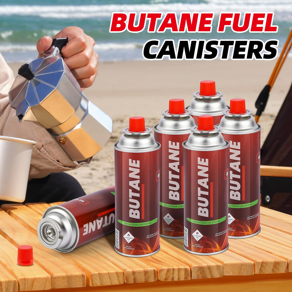 Butane Fuel Canisters 24 Pack O28057