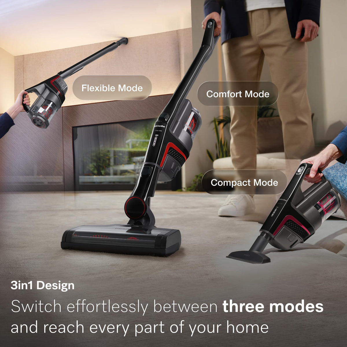 3-in-1 Cordless Stick Vacuum E618435
