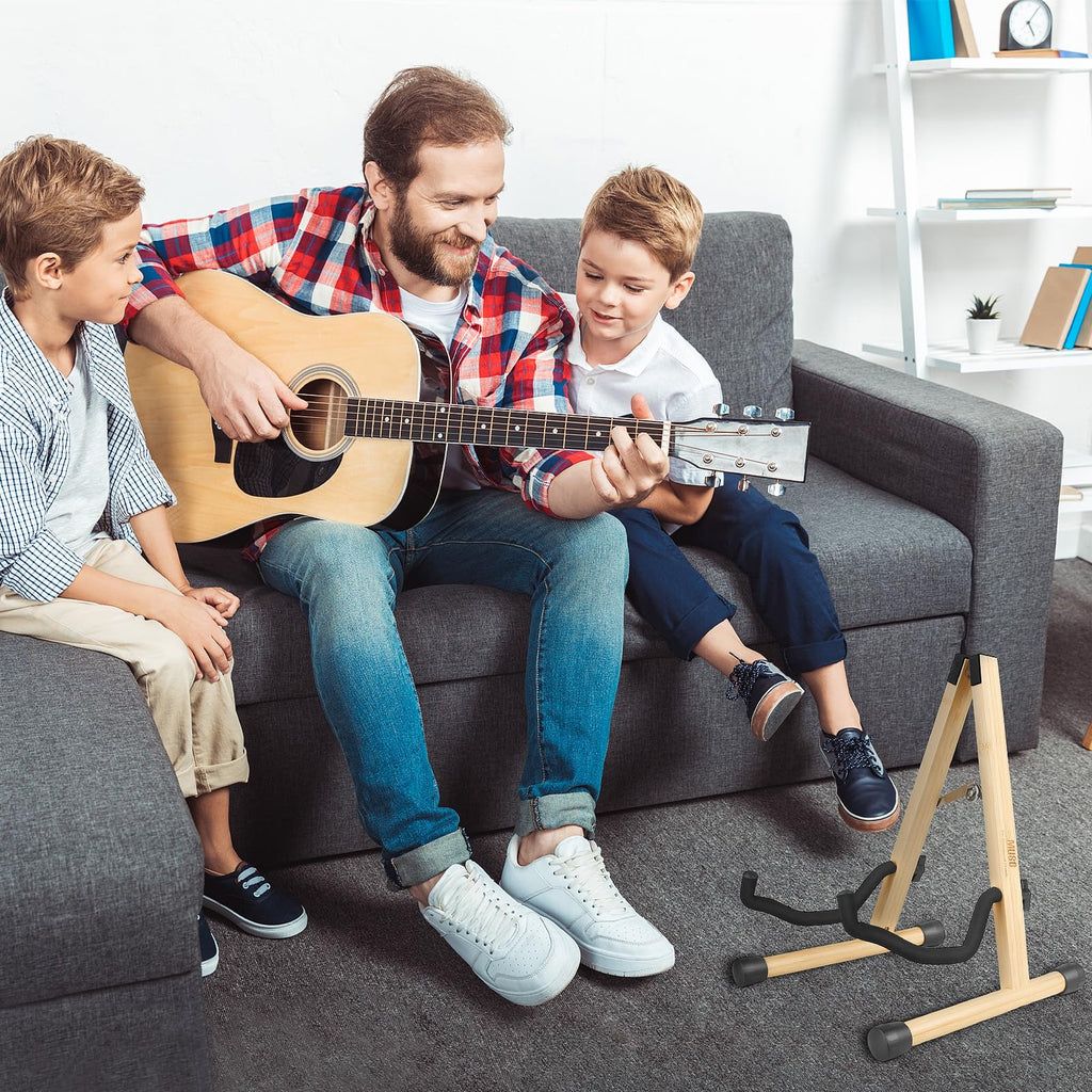 Foldable Wood Guitar Stand E8879