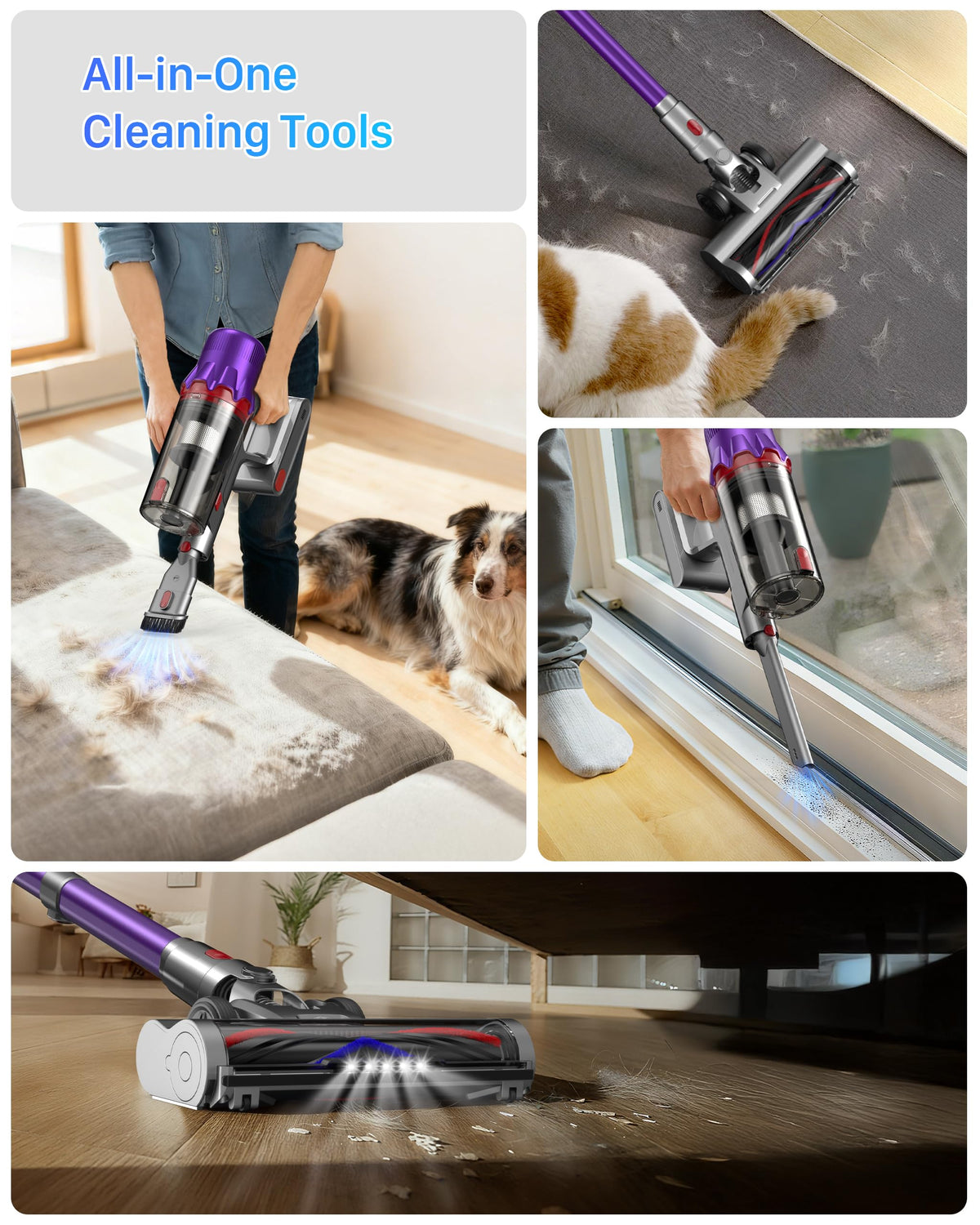 Cordless Stick Vacuum with HEPA Filter D1822