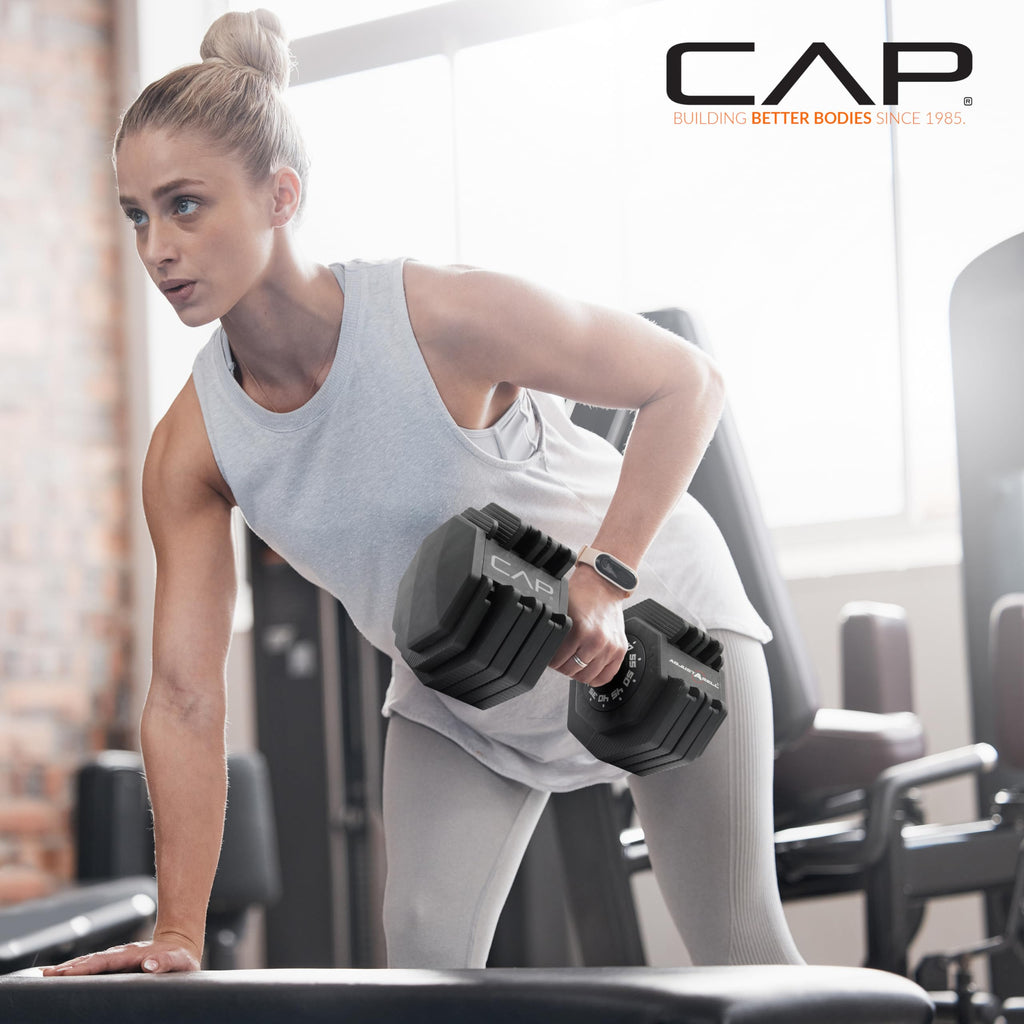 Adjustable Dumbbell Set 25 LB & 55 LB J85093