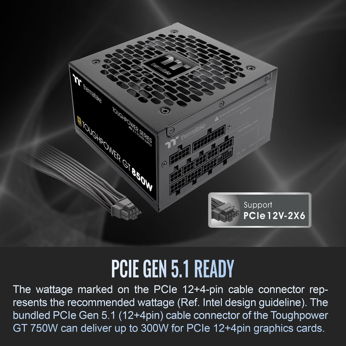 850W ATX 3.1 80 Plus Gold Power Supply A7021
