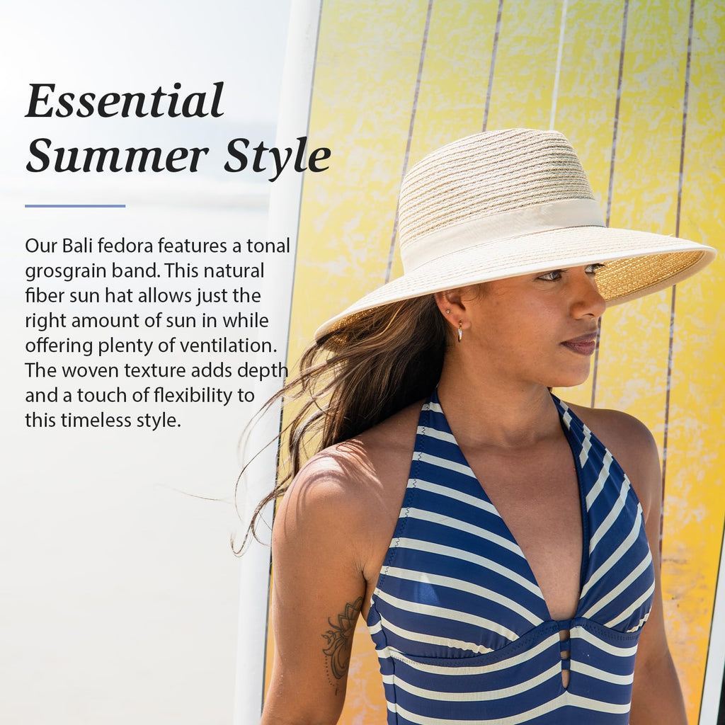 Women's Wide Brim Fedora Y327