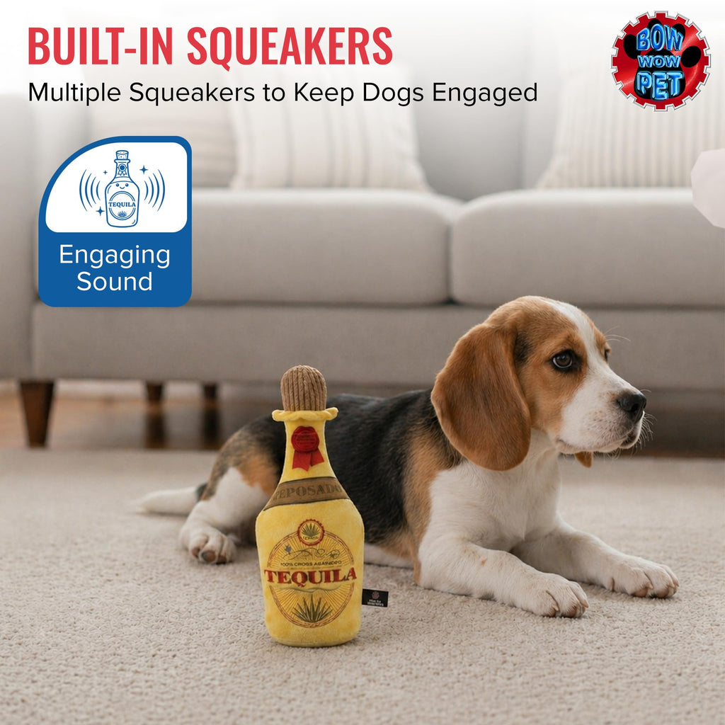 Squeaky Plush Dog & Cat Toy H957481