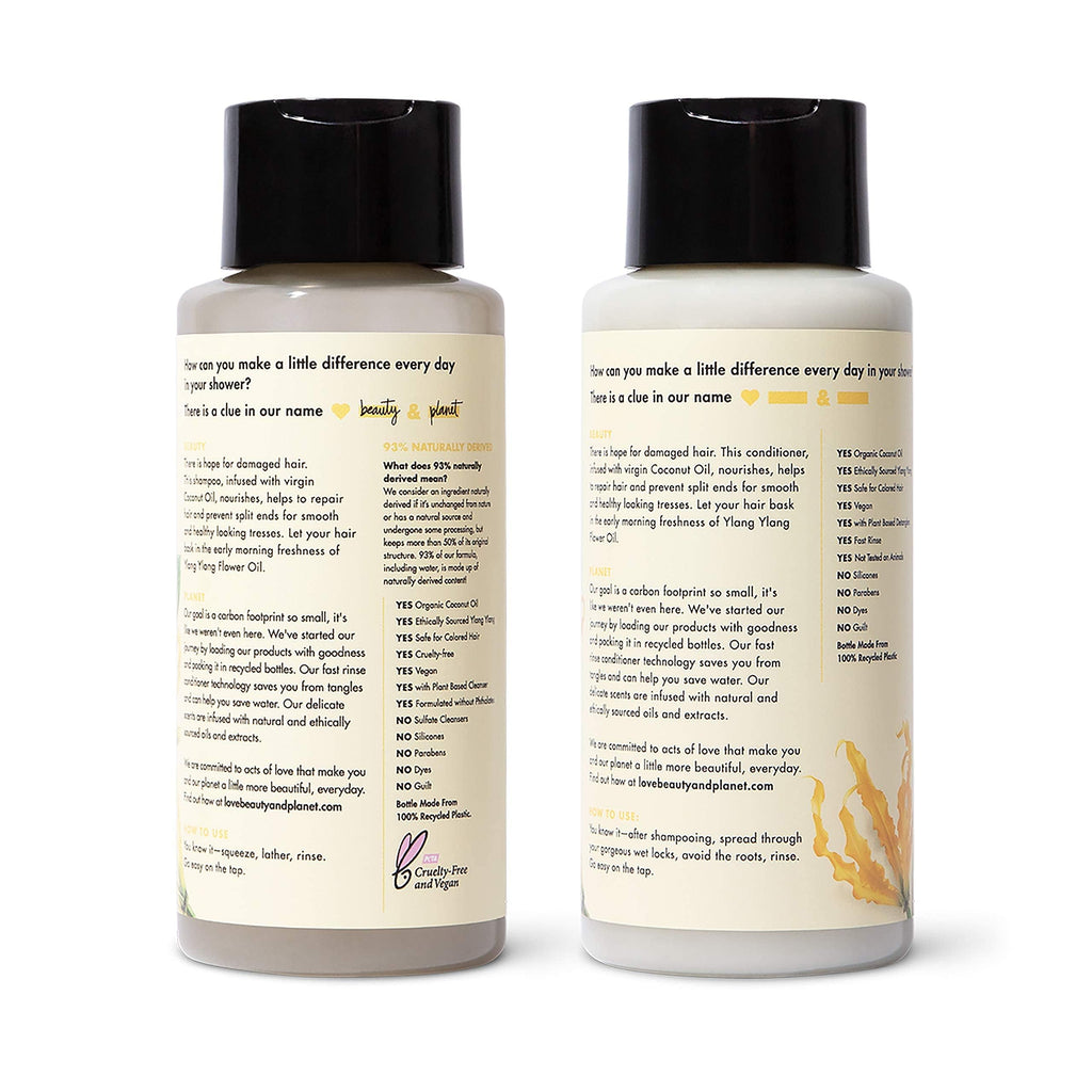 Coconut Oil & Ylang Shampoo and Conditioner 2 Count 13.5 oz A54929