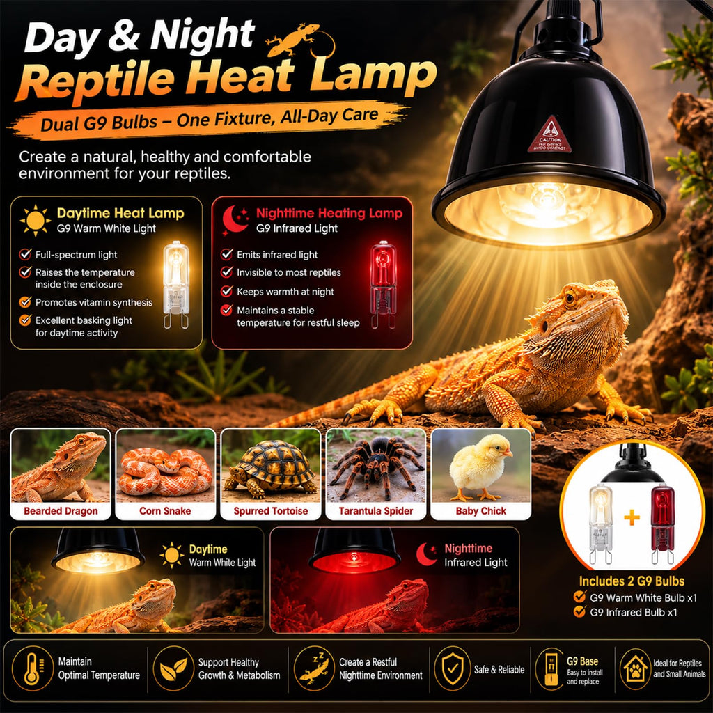 Ceramic Socket Reptile Heat Lamp Kit K46240