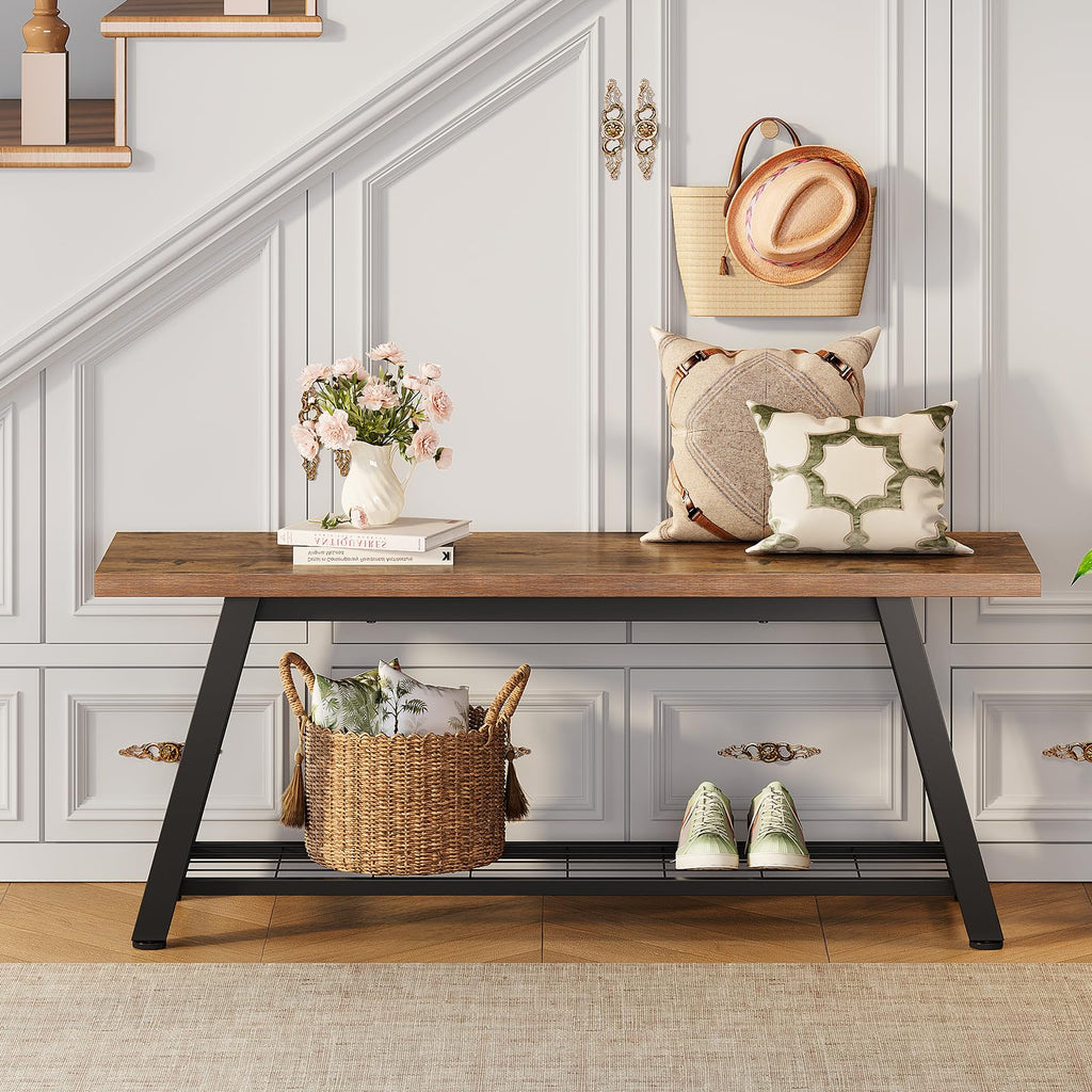Storage Bench and Shoe Rack P24931