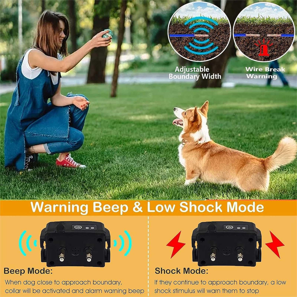 Electric In-Ground Dog Fence Waterproof Shock Collar Q14306