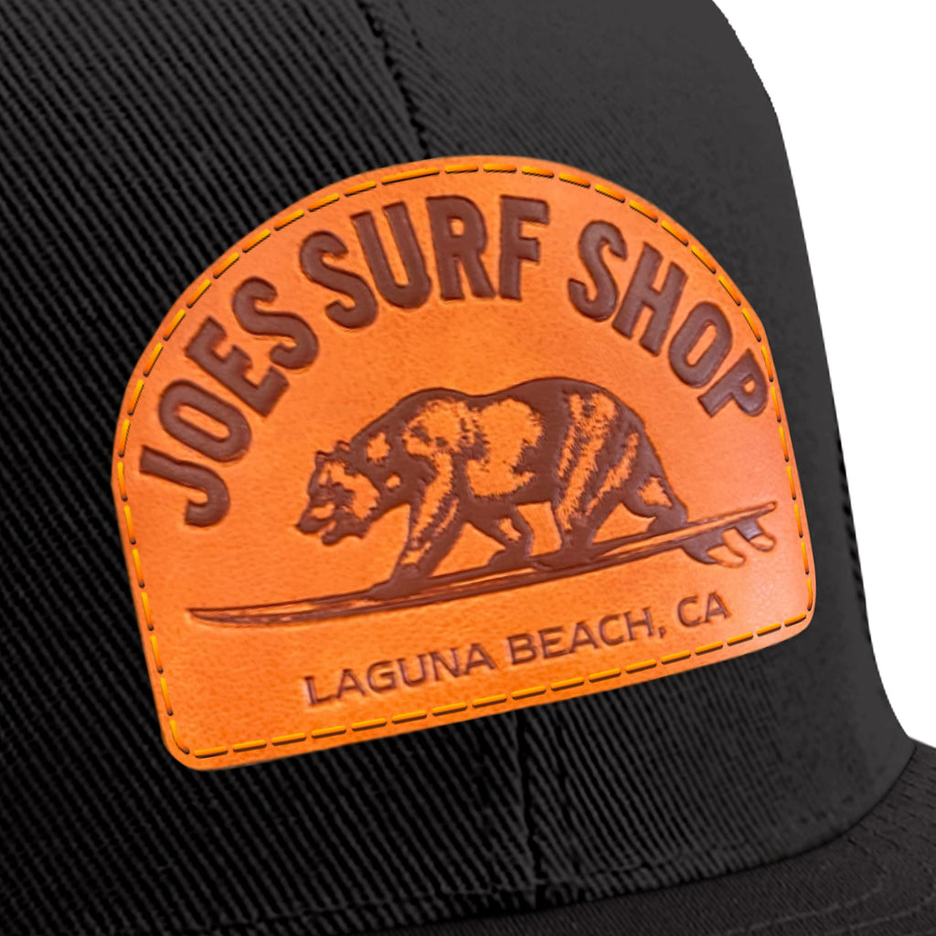 Surfing Bear Flat Bill Snapback Trucker Hat U482708