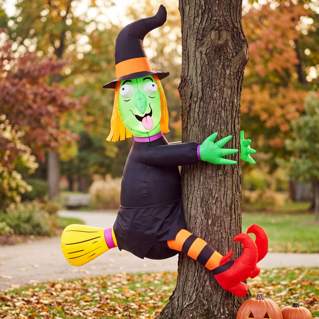 4FT Inflatable Witch with LED Lights Z41080
