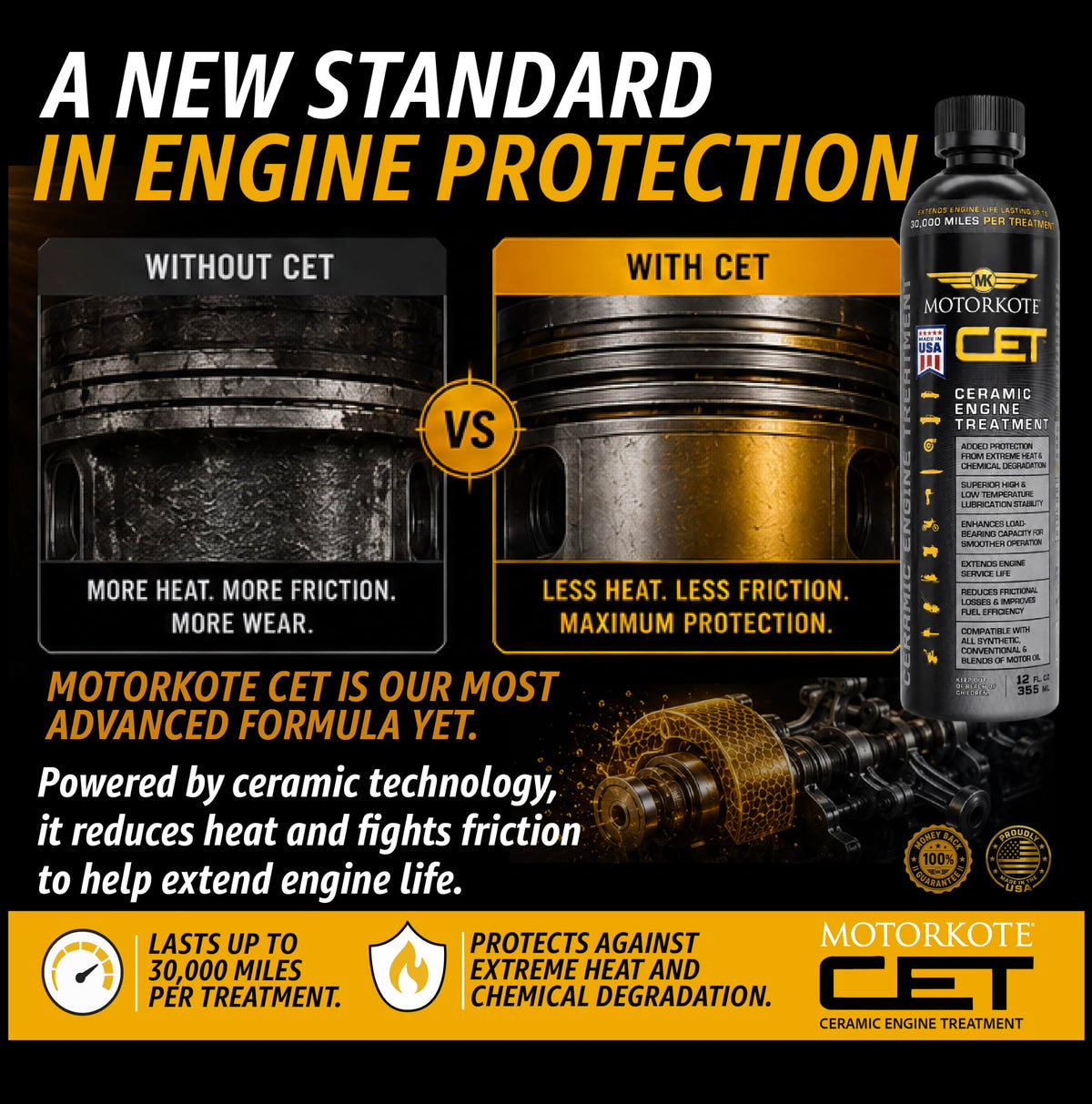 Ceramic Engine Treatment Oil Additive 12 oz J16159