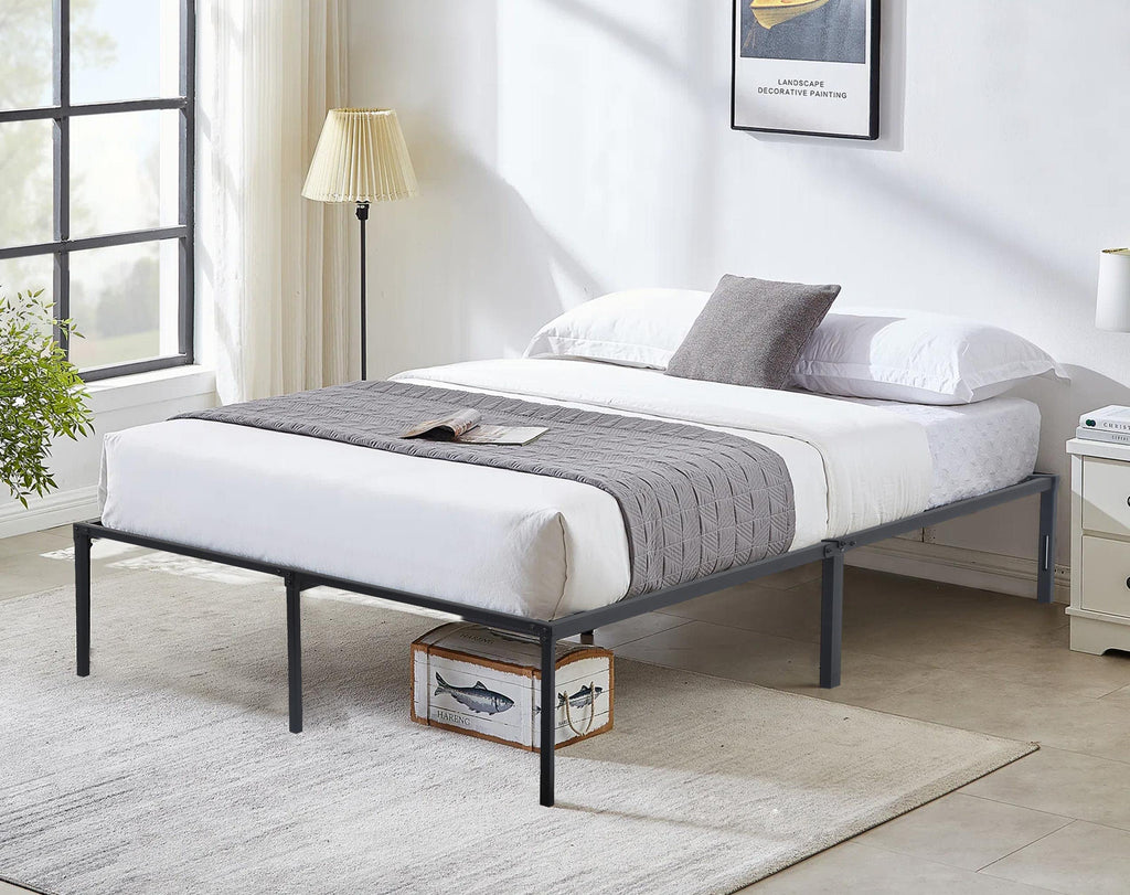 14 Inch Full Size Metal Bed Frame with Storage D604219